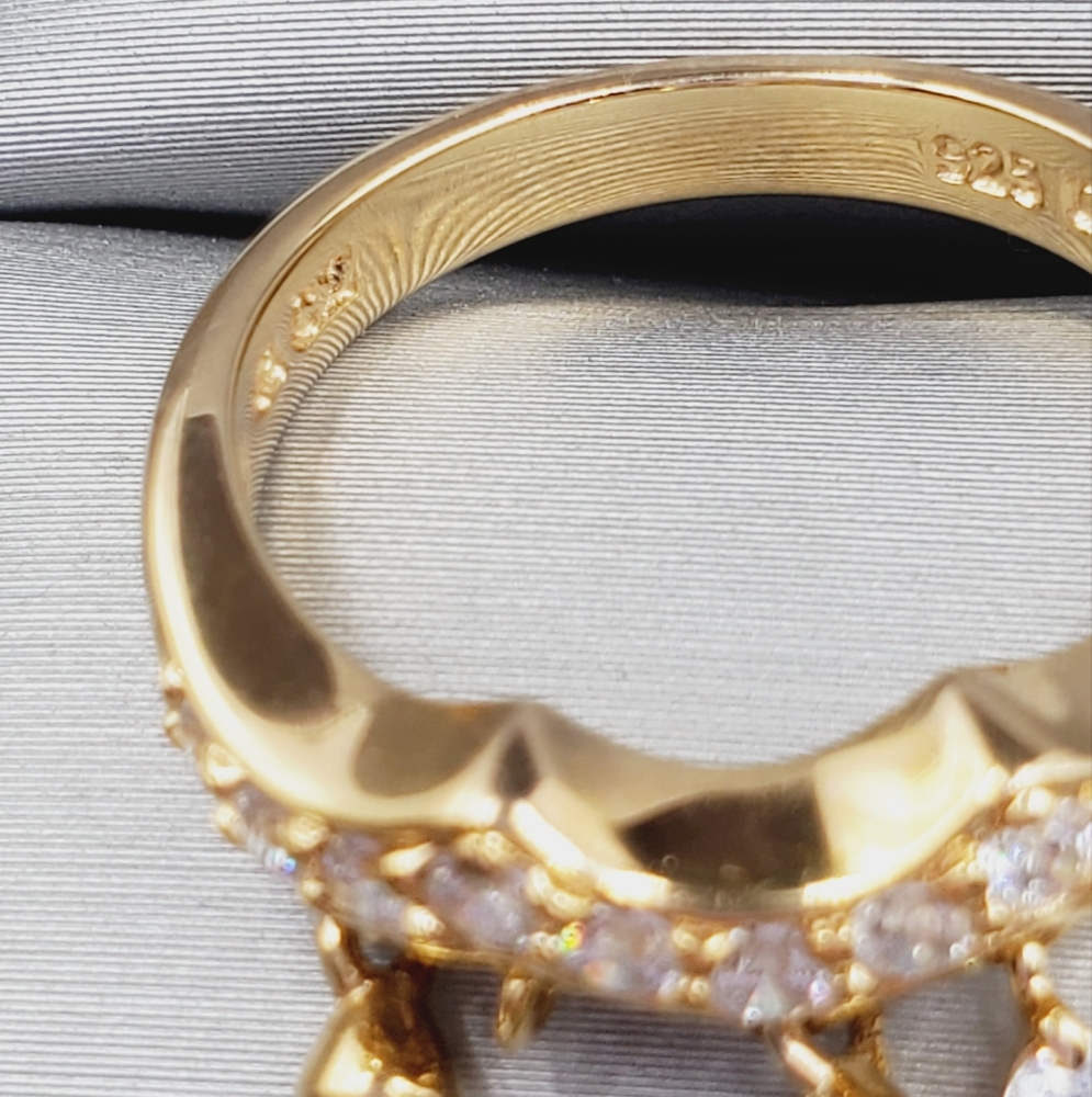 Yellow Gold Charm Ring - Picture 3 of 5